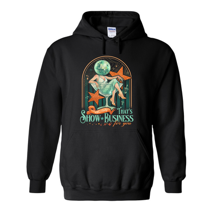 Showgirl Era Hoodie, And Baby That’s Show Business For You Hoodie, Retro Quote Top, Concert Merch