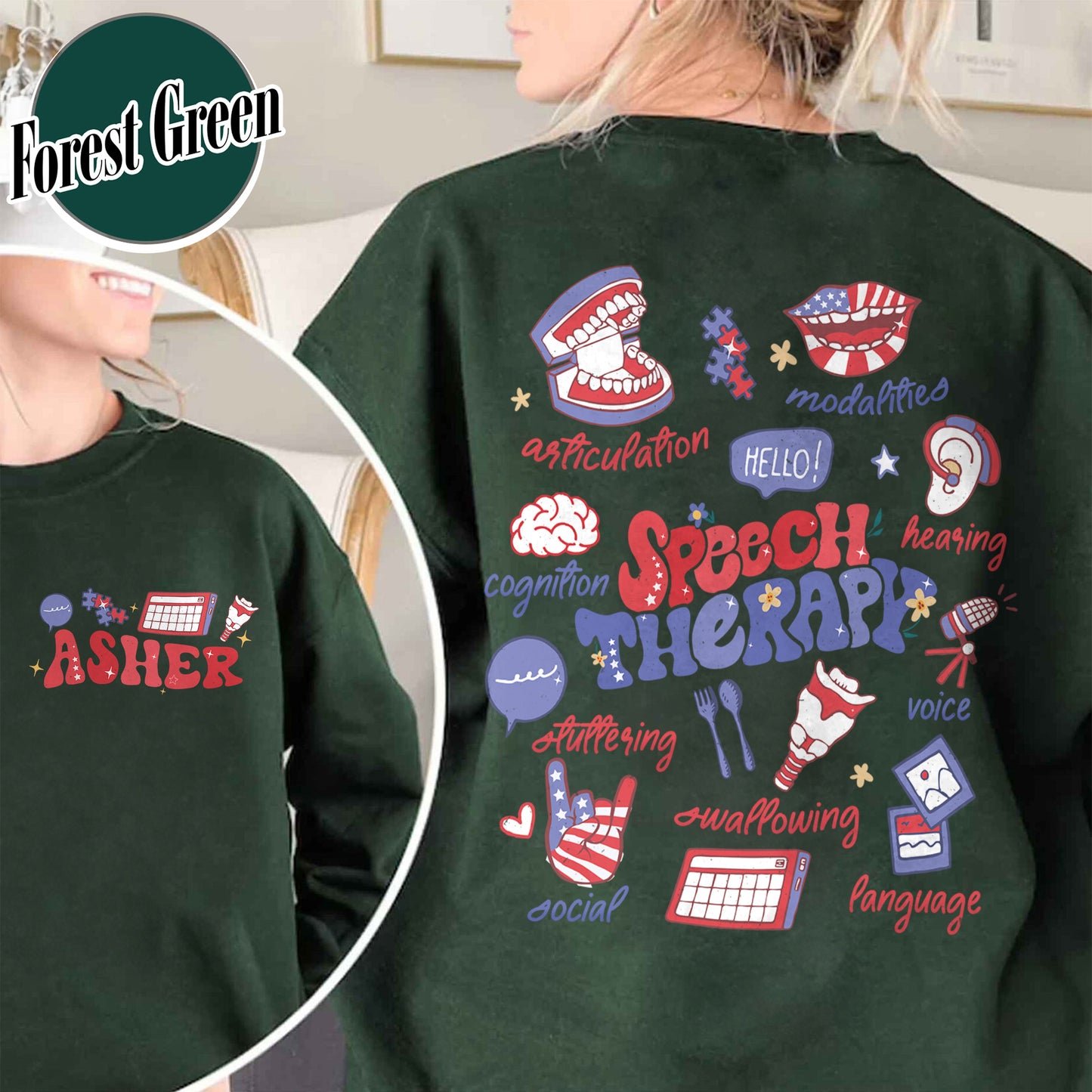 Speech Therapy Sweatshirt, SLP Sweatshirt, Speech Language Pathologist Sweatshirt, Speech Pathology Sweatshirt