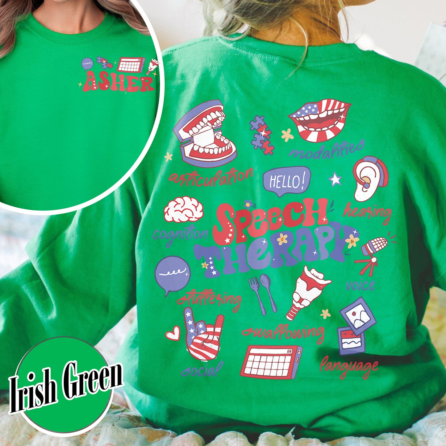 Speech Therapy Sweatshirt, SLP Sweatshirt, Speech Language Pathologist Sweatshirt, Speech Pathology Sweatshirt