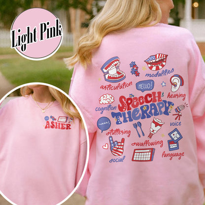 Speech Therapy Sweatshirt, SLP Sweatshirt, Speech Language Pathologist Sweatshirt, Speech Pathology Sweatshirt