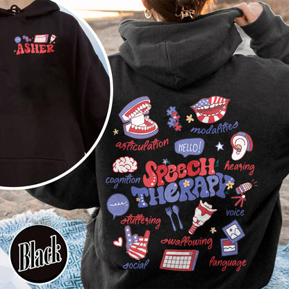 Speech Therapy Hoodie, SLP Hoodie, Speech Language Pathologist Hoodie, Speech Pathology Hoodie