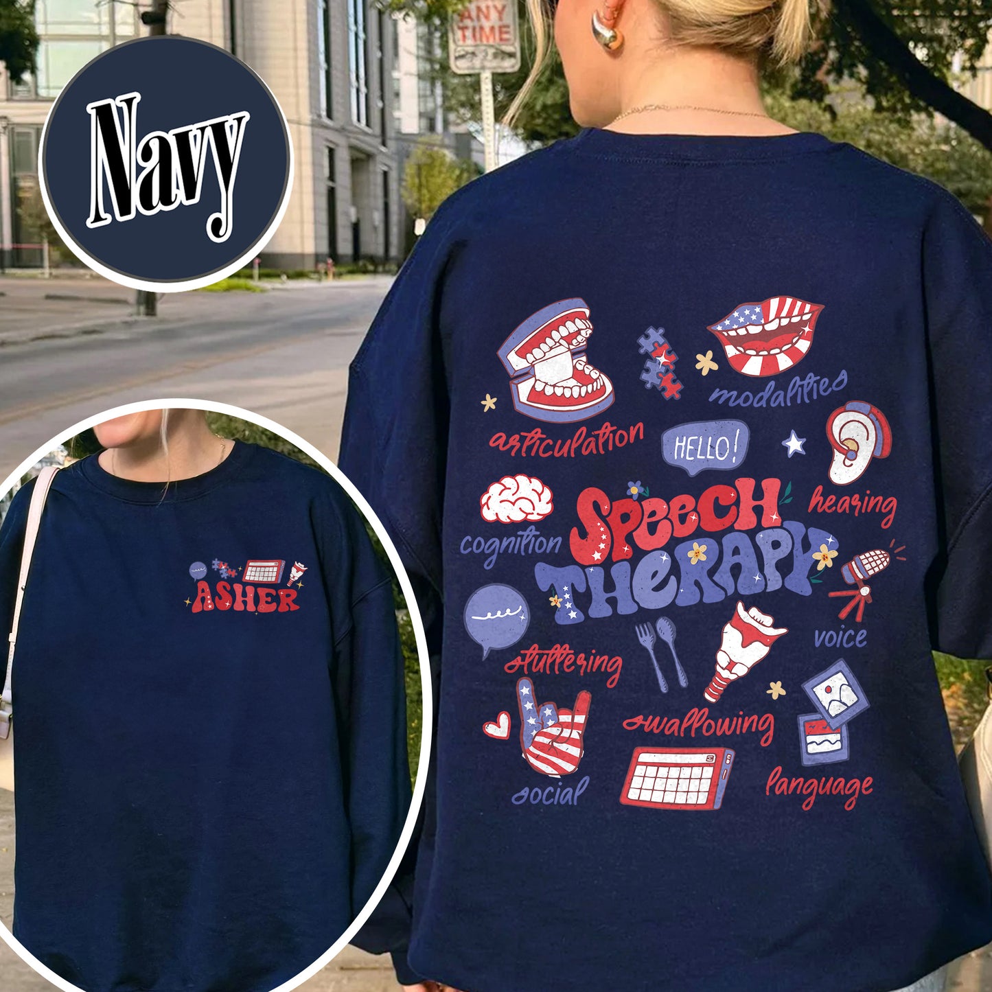 Speech Therapy Sweatshirt, SLP Sweatshirt, Speech Language Pathologist Sweatshirt, Speech Pathology Sweatshirt