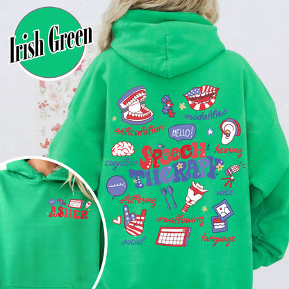Speech Therapy Hoodie, SLP Hoodie, Speech Language Pathologist Hoodie, Speech Pathology Hoodie