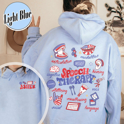 Speech Therapy Hoodie, SLP Hoodie, Speech Language Pathologist Hoodie, Speech Pathology Hoodie