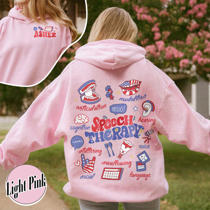 Speech Therapy Hoodie, SLP Hoodie, Speech Language Pathologist Hoodie, Speech Pathology Hoodie