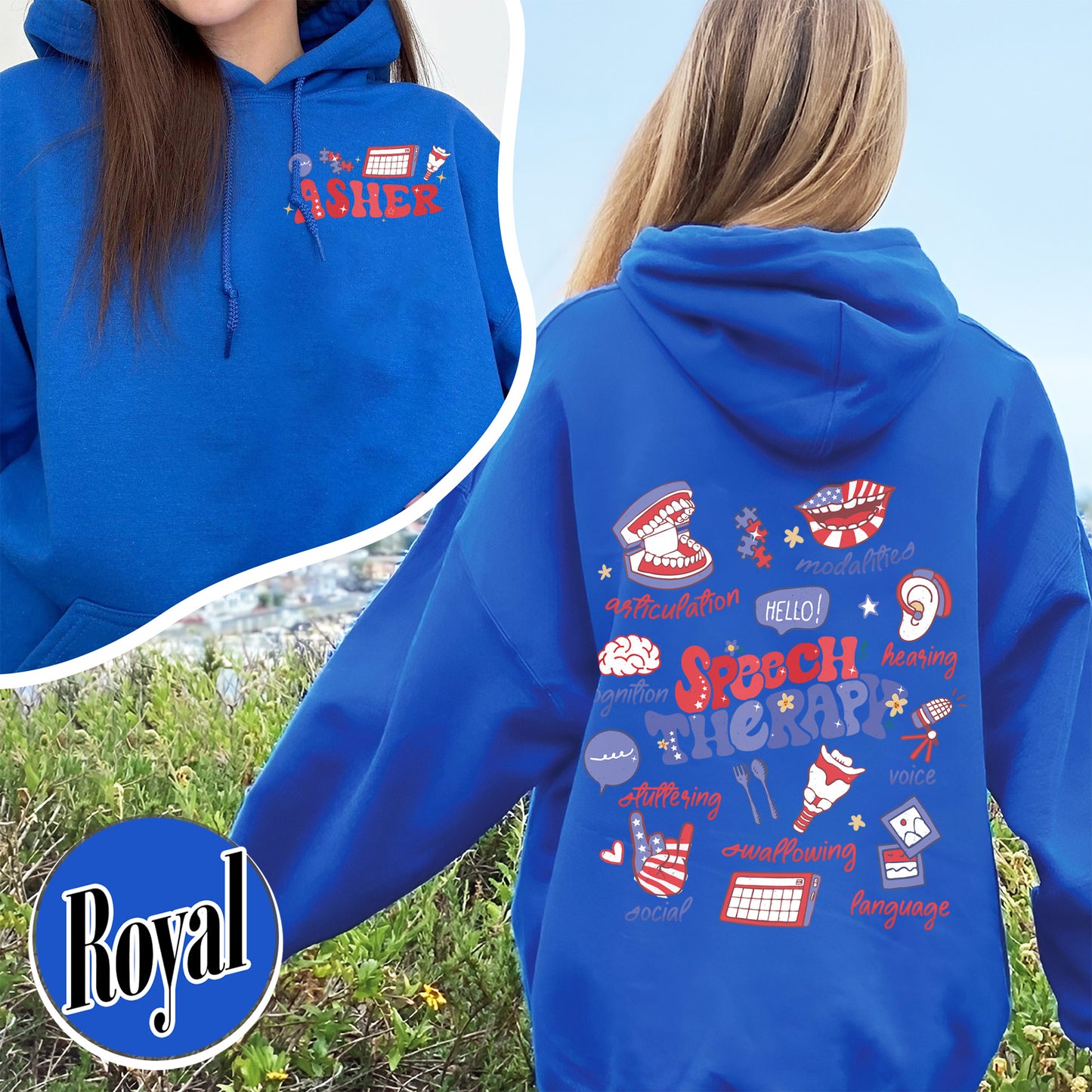 Speech Therapy Hoodie, SLP Hoodie, Speech Language Pathologist Hoodie, Speech Pathology Hoodie
