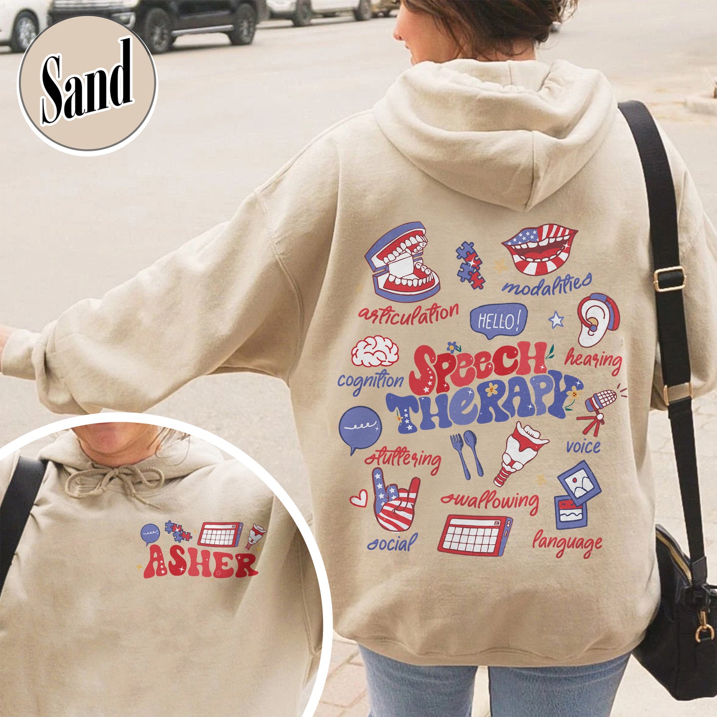 Speech Therapy Hoodie, SLP Hoodie, Speech Language Pathologist Hoodie, Speech Pathology Hoodie