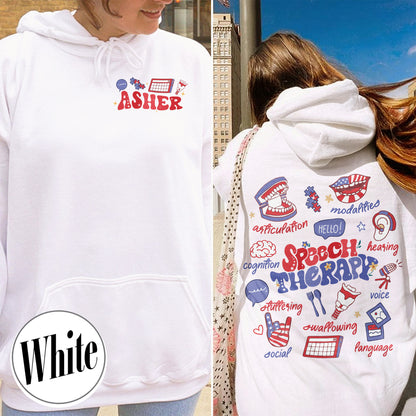 Speech Therapy Hoodie, SLP Hoodie, Speech Language Pathologist Hoodie, Speech Pathology Hoodie