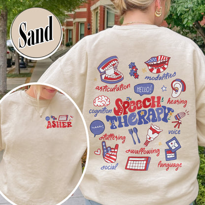 Speech Therapy Sweatshirt, SLP Sweatshirt, Speech Language Pathologist Sweatshirt, Speech Pathology Sweatshirt