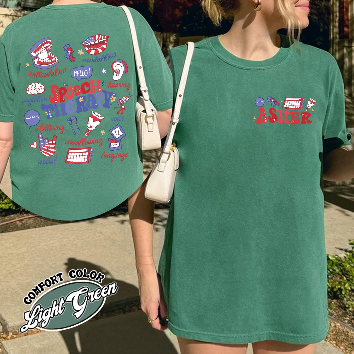 Speech Therapy Comfort Colors Shirt, SLP Shirt, Speech Language Pathologist Shirt, Speech Pathology Shirt