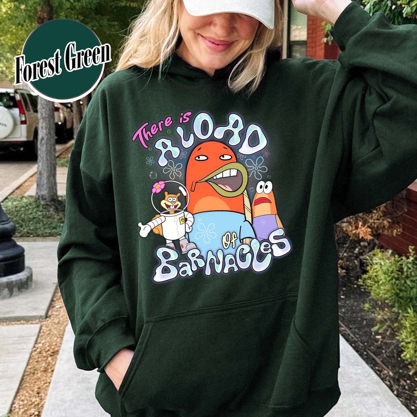 SpongeBob SquarePants Hoodie, This is a load of Barnacles Hoodie, Funny Spongebob Hoodie, Funny Cartoon meme Hoodie