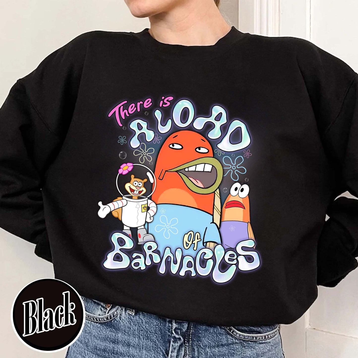 SpongeBob SquarePants Sweatshirt, This is a load of Barnacles Sweatshirt, Funny Spongebob Sweatshirt, Funny Cartoon meme Sweatshirt