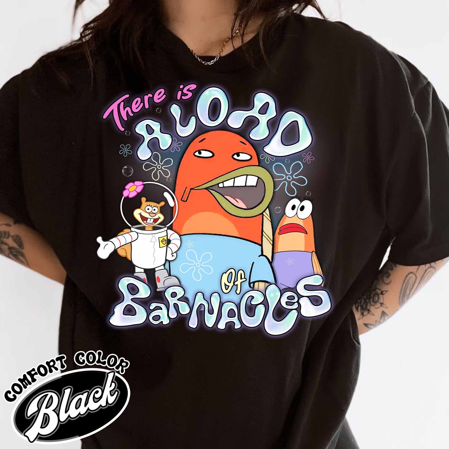 SpongeBob SquarePants Comfort Color shirt, This is a load of Barnacles Shirt, Funny Spongebob Shirt, Funny Cartoon meme shirt