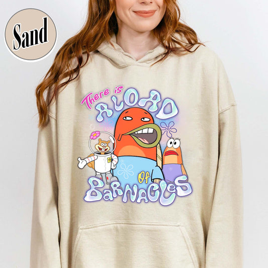 SpongeBob SquarePants Hoodie, This is a load of Barnacles Hoodie, Funny Spongebob Hoodie, Funny Cartoon meme Hoodie