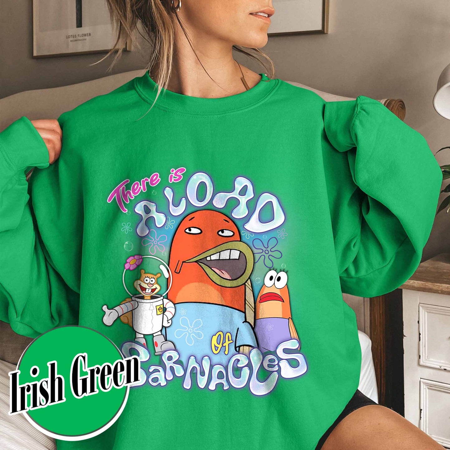 SpongeBob SquarePants Sweatshirt, This is a load of Barnacles Sweatshirt, Funny Spongebob Sweatshirt, Funny Cartoon meme Sweatshirt