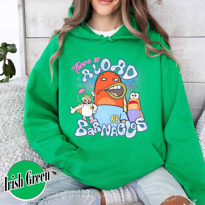 SpongeBob SquarePants Hoodie, This is a load of Barnacles Hoodie, Funny Spongebob Hoodie, Funny Cartoon meme Hoodie