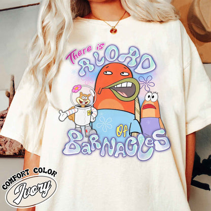 SpongeBob SquarePants Comfort Color shirt, This is a load of Barnacles Shirt, Funny Spongebob Shirt, Funny Cartoon meme shirt