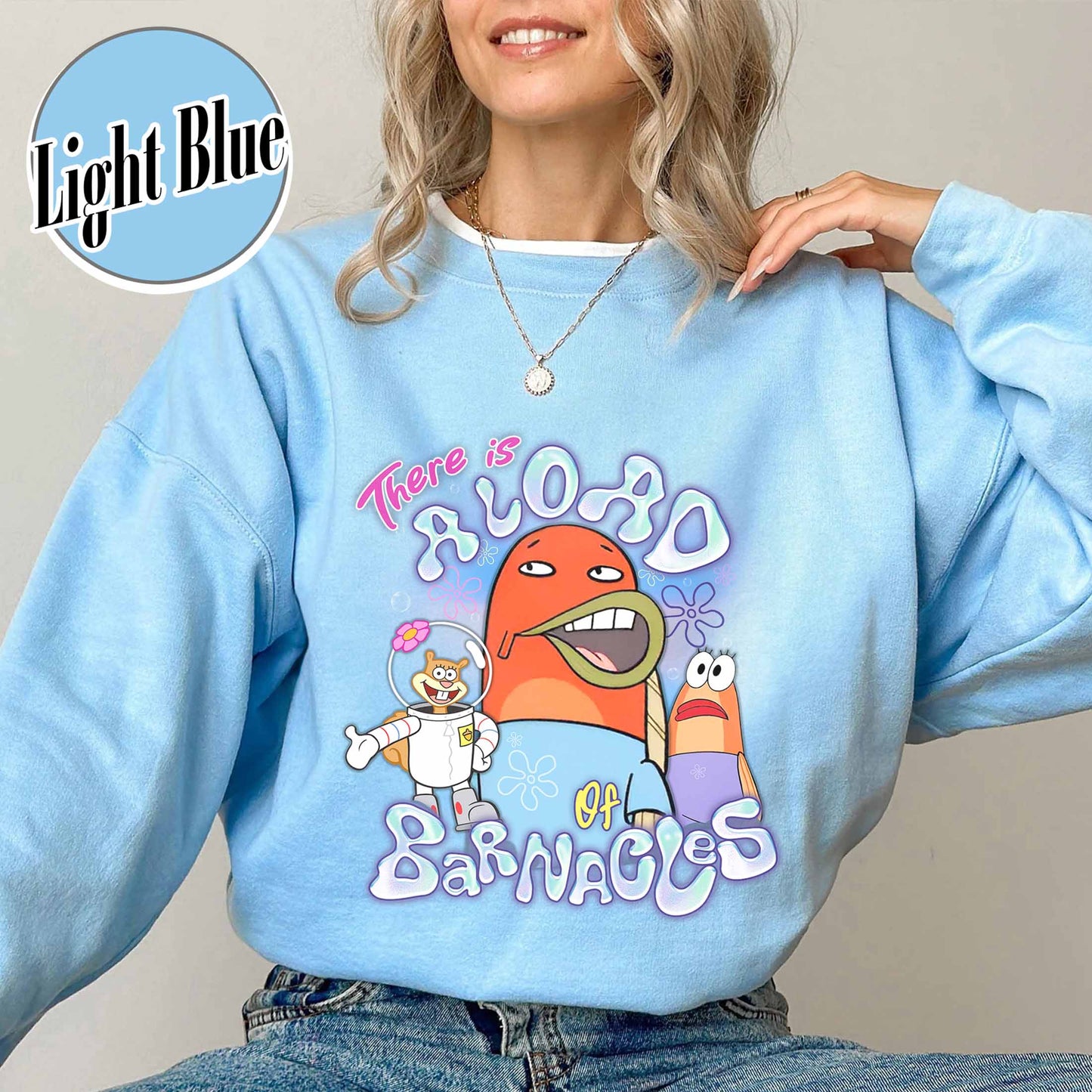 SpongeBob SquarePants Sweatshirt, This is a load of Barnacles Sweatshirt, Funny Spongebob Sweatshirt, Funny Cartoon meme Sweatshirt