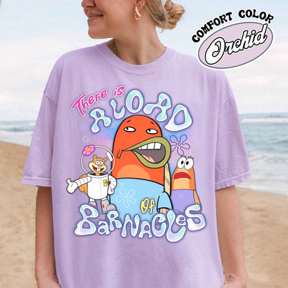 SpongeBob SquarePants Comfort Color shirt, This is a load of Barnacles Shirt, Funny Spongebob Shirt, Funny Cartoon meme shirt