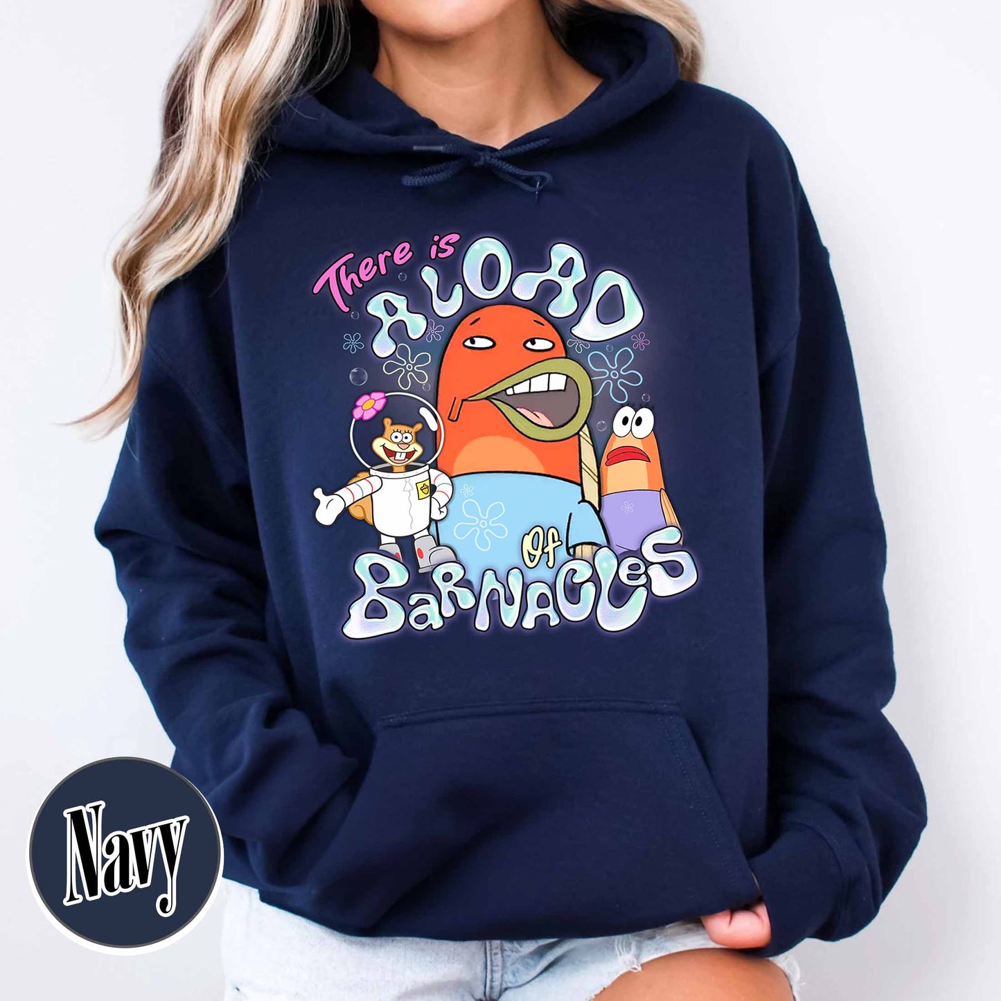 SpongeBob SquarePants Hoodie, This is a load of Barnacles Hoodie, Funny Spongebob Hoodie, Funny Cartoon meme Hoodie