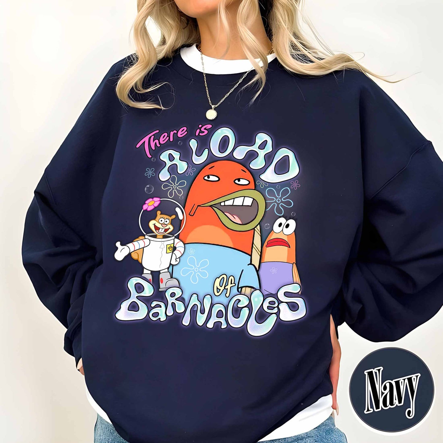 SpongeBob SquarePants Sweatshirt, This is a load of Barnacles Sweatshirt, Funny Spongebob Sweatshirt, Funny Cartoon meme Sweatshirt