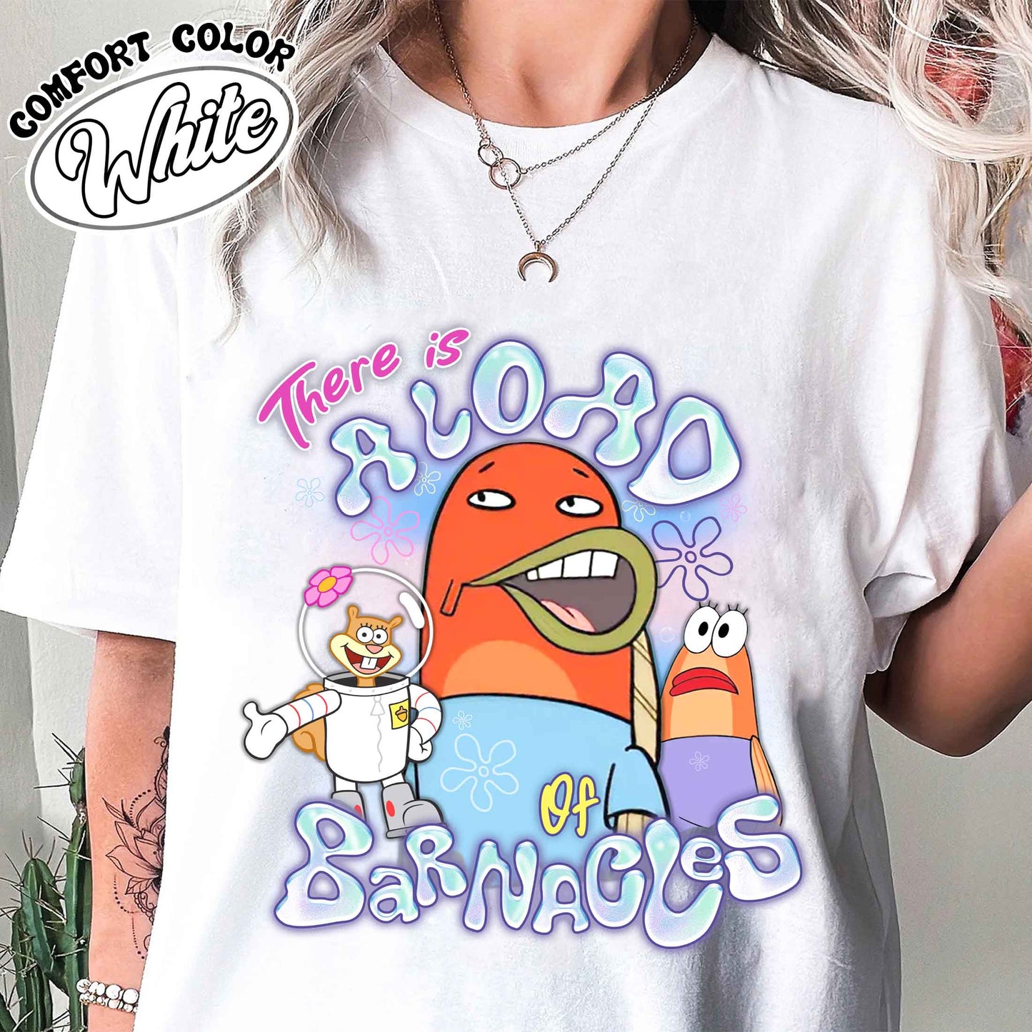 SpongeBob SquarePants Comfort Color shirt, This is a load of Barnacles Shirt, Funny Spongebob Shirt, Funny Cartoon meme shirt