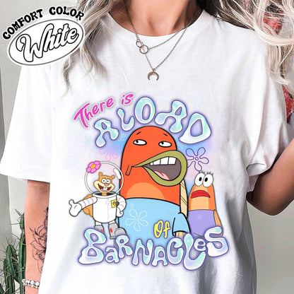 SpongeBob SquarePants Comfort Color shirt, This is a load of Barnacles Shirt, Funny Spongebob Shirt, Funny Cartoon meme shirt