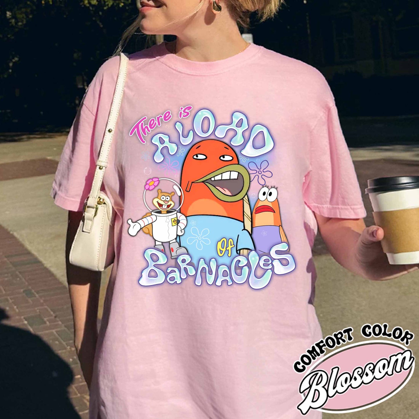 SpongeBob SquarePants Comfort Color shirt, This is a load of Barnacles Shirt, Funny Spongebob Shirt, Funny Cartoon meme shirt
