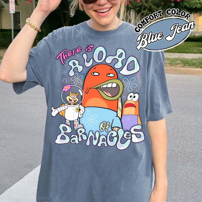 SpongeBob SquarePants Comfort Color shirt, This is a load of Barnacles Shirt, Funny Spongebob Shirt, Funny Cartoon meme shirt
