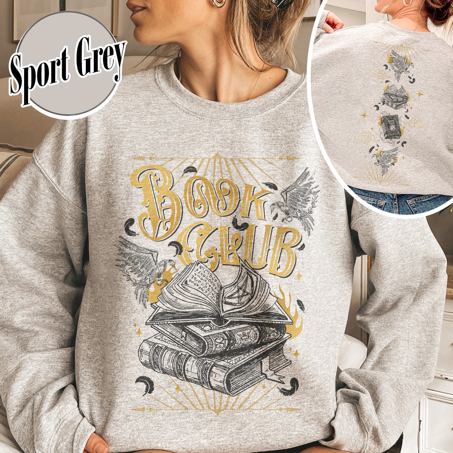 Custom Book Club Sweatshirt, Custom Book Merch, Custom Book Club Sweatshirt, Book Club Gift, Fantasy Book Club, Romantasy Book Club