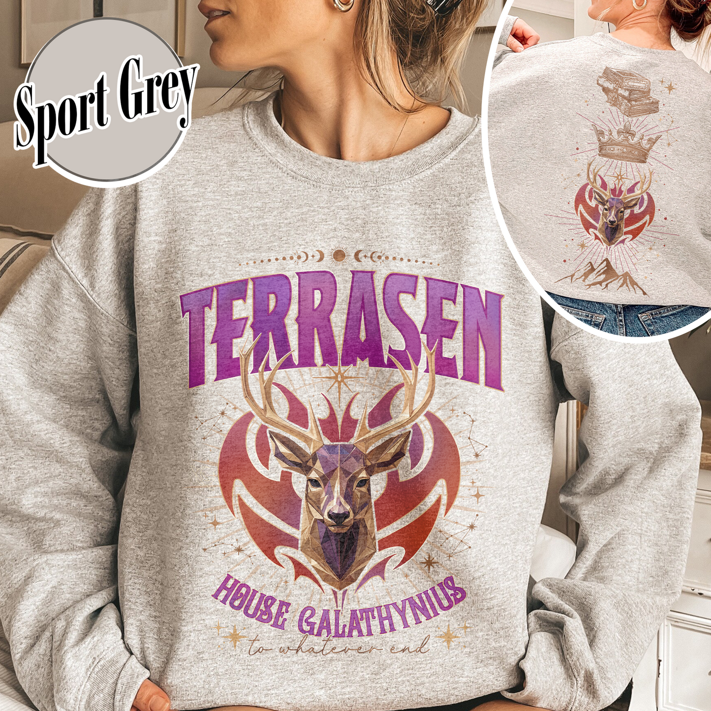 Aelin Galathynius Fireheart, Aelin Galathynius Sweatshirt, Fireheart Aelin Sweatshirt, Kingsflame the Thirteen, Fireheart Queen Aelin Sweatshirt, Gift for Her