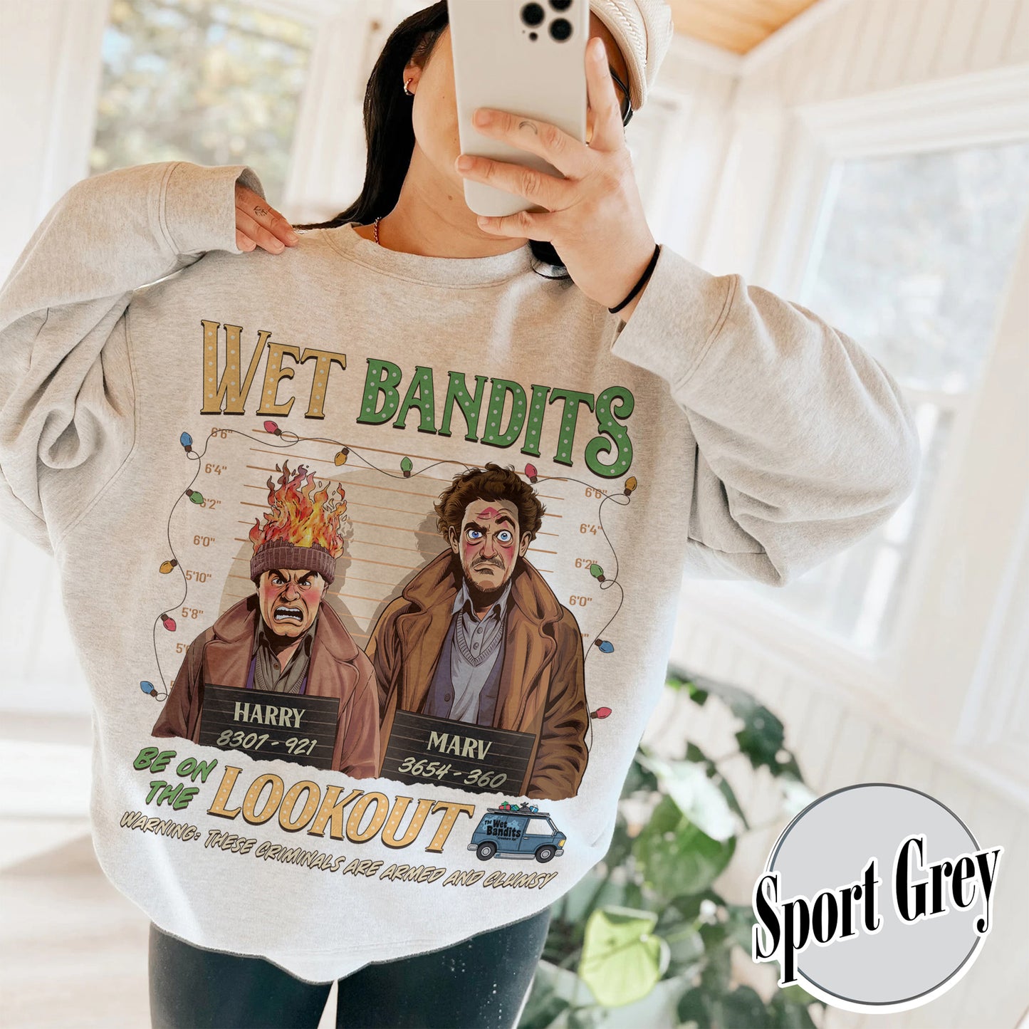 Wanted the Wet Bandits Sweatshirt, Christmas Shirt, Retro Funny Christmas Sweatshirt, Christmas 90s Movies Sweater, Christmas Movies, Merry Christmas