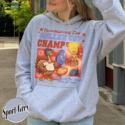 Geller Cup Champ Hoodie, Friends Thanksgiving Football Shirt, Geller Cup Hoodie, Friends Hoodie Football, Football Cup Hoodie, Turkey Football Hoodie