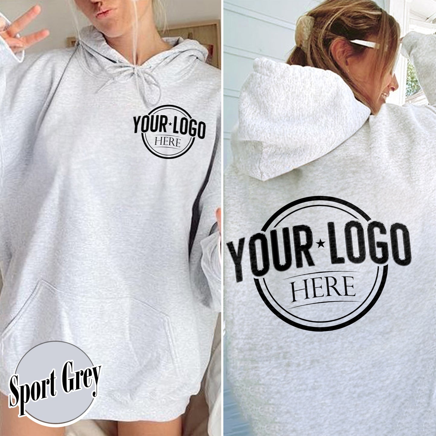 Custom Business Logo Hoodie, Custom Hoodie of My Logo, Your Logo Here Hoodie
