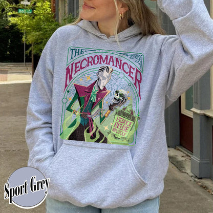 Game Lover Hoodie,The Necromancer Hoodie,Dragon Game Lover,Video Gaming Merch,Women's Video Game Gift,Gamer Hoodie,Fantasy Hoodie,Gaming Apparel