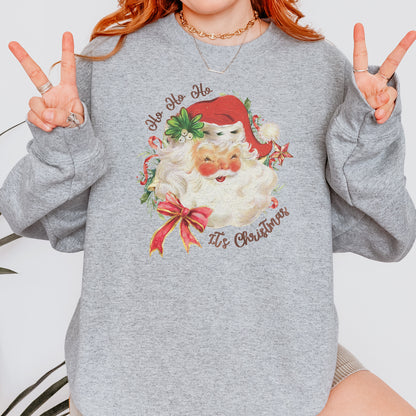 Vintage Santa Claus Retro Christmas Sweatshirt