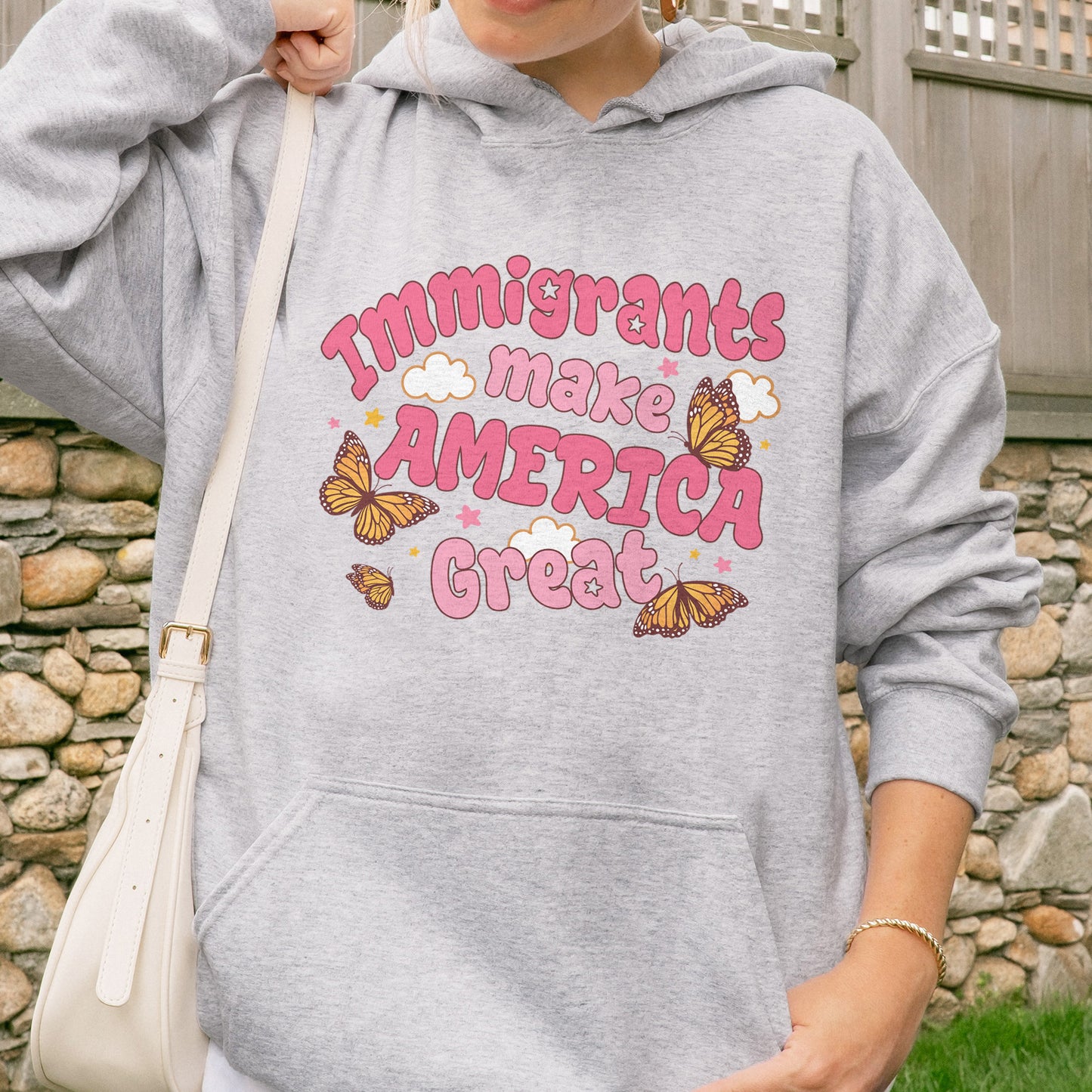 Immigrants Make America Great Activist Hoodie