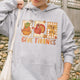 Thanksgiving Holiday, Give Thanks Coquette, Fall Pumpkin Turkey, Grateful Thankful Blessed, Autumn Gift Hoodie