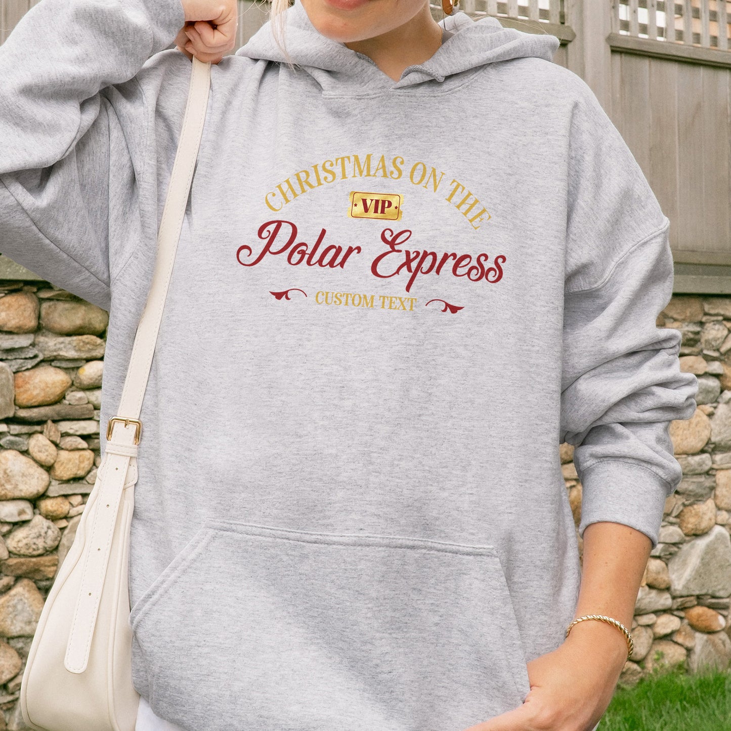 Custom Polar Express Christmas Hoodie: Matching Family Christmas Hoodies, Personalized Polar Express Hoodie, Holiday Train Hoodie