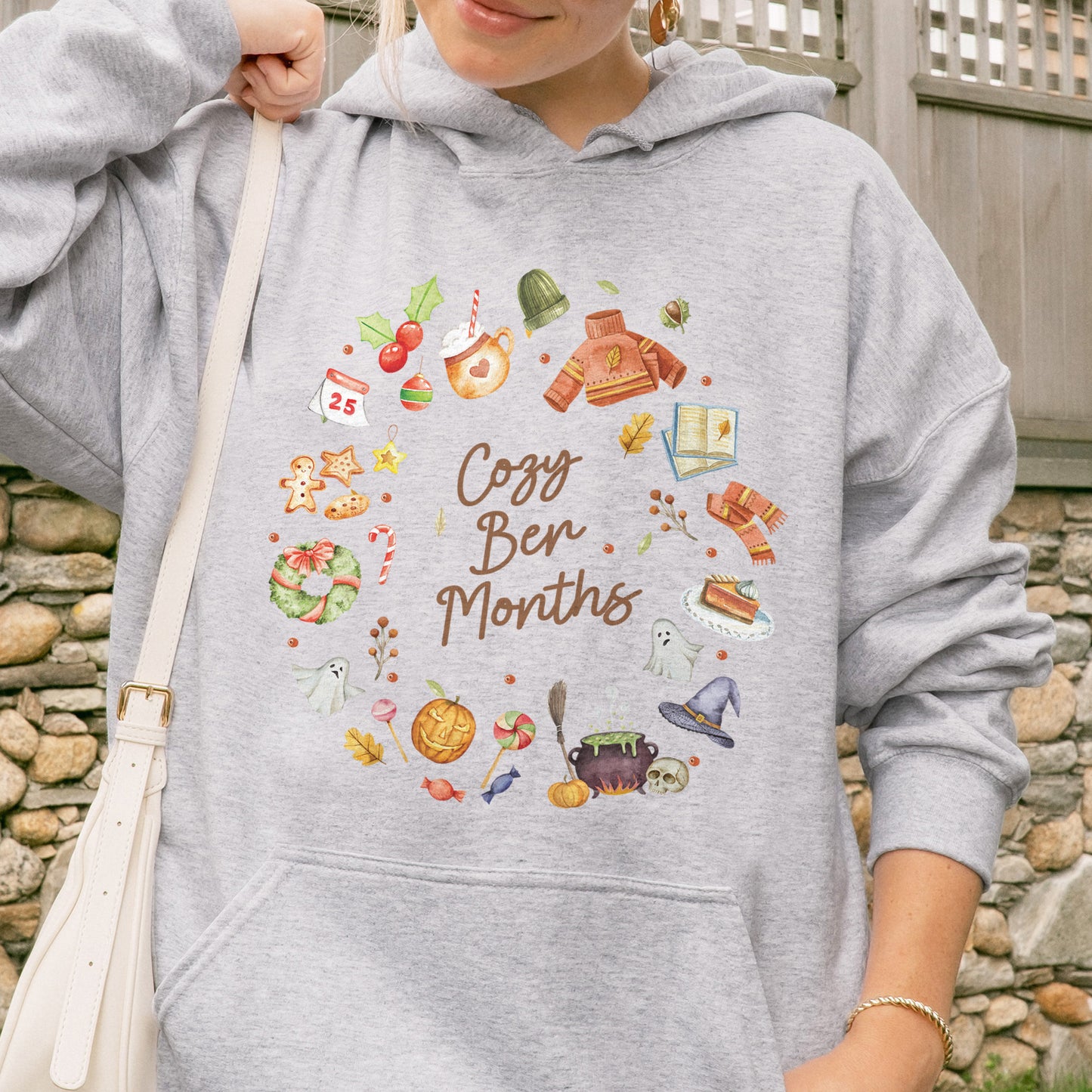 Cozy Ber Months Shirt, Fall Winter Seasonal Tee, Autumn Halloween Thanksgiving Christmas Top Hoodie
