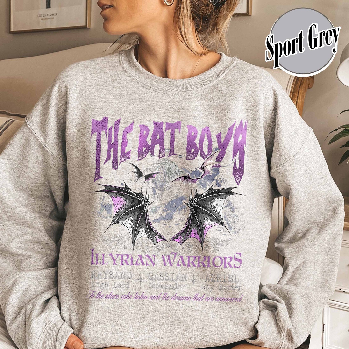 Velaris City of Starlight Acotar Sweatshirt, the Night Court Sweatshirt, the Bat Boys Sweatshirt, ACOTAR Sweatshirt, Acotar Sweatshirt Bat Boys, to the Stars Sweatshirt