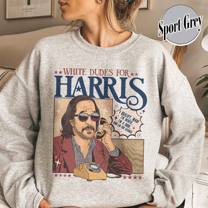 Election Sweatshirt, White Dudes for Madam President Sweatshirt, Men Zoom for Madam President Sweatshirt