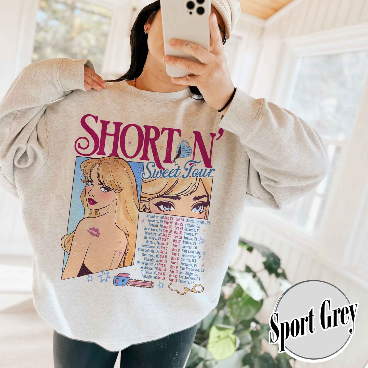 Short N Sweet Sweatshirt,Music Tour 2024,Please Please Please Sweatshirt,Espresso Sweatshirt,Concert Sweatshirt,Soft Girl Aesthetic,Music Lover Gift,Taste Sweatshirt