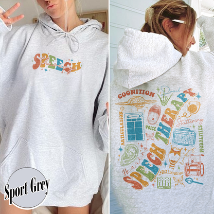 Speech Therapy Month, Its a Good Day for Speech Therapy, Good Day for Speech Therapy Hoodie, Speech Language Pathologist, Sign, Slp Gifts