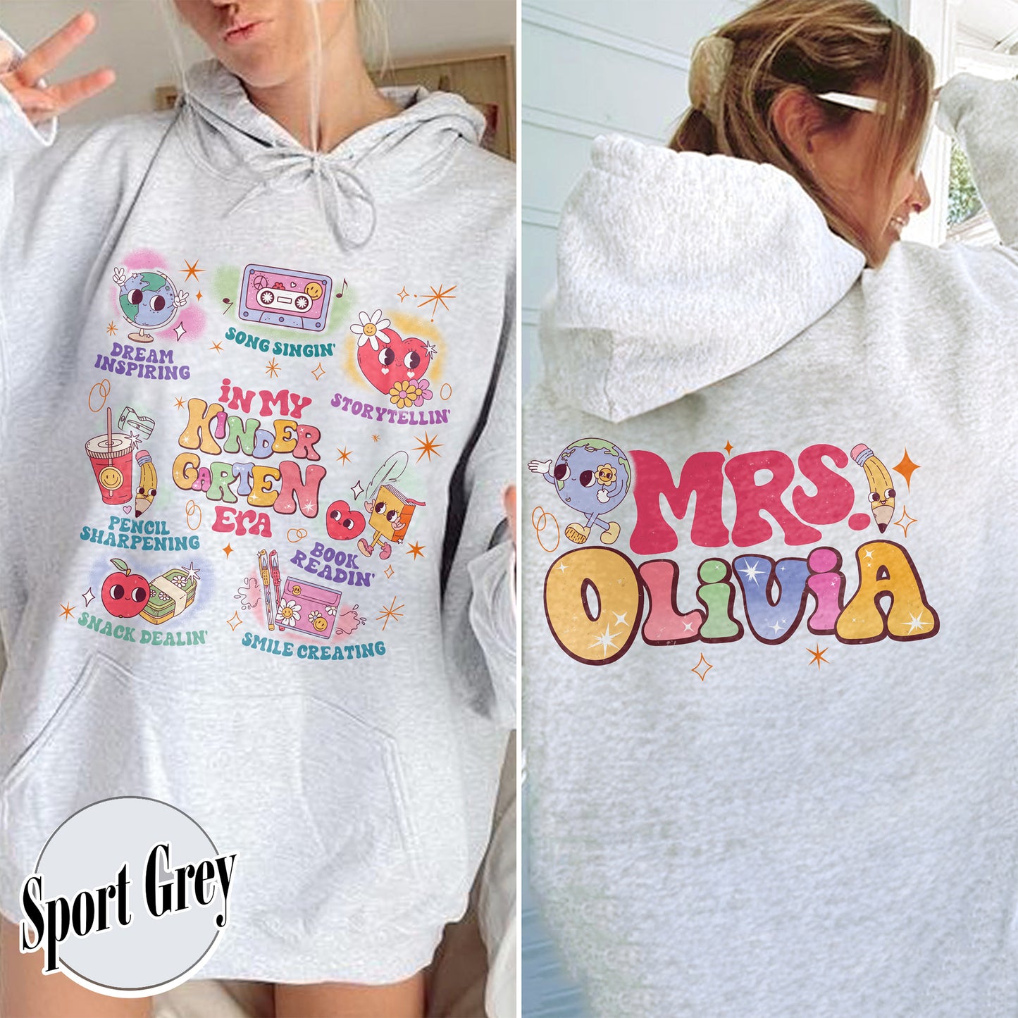 Back to School Hoodie, First Grade Hoodie, Team Teacher Hoodie, Kindergarten Teacher Hoodie