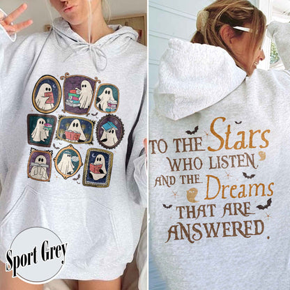 Bookish Hoodie, Throne of Glass Hoodie, SJM ACOTAR Hoodie, Book Ghosts Hoodie, Sjm Halloween Hoodie