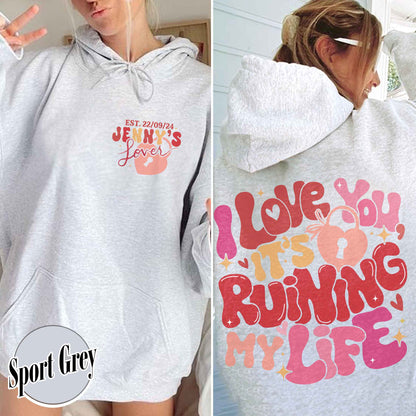 Custom Couples Hoodie, She Found Her Lover Personalized, She Found Her Lover Theme, Lover Lyrics Hoodie, Gift for Her, Gift for Him