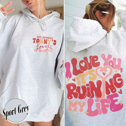 Custom Couples Hoodie, She Found Her Lover Personalized, She Found Her Lover Theme, Lover Lyrics Hoodie, Gift for Her, Gift for Him