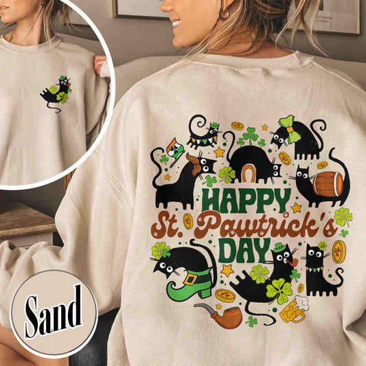 St Patrick’s Day Sweatshirt, Everybody in the Pub Getting Tipsy Sweatshirt