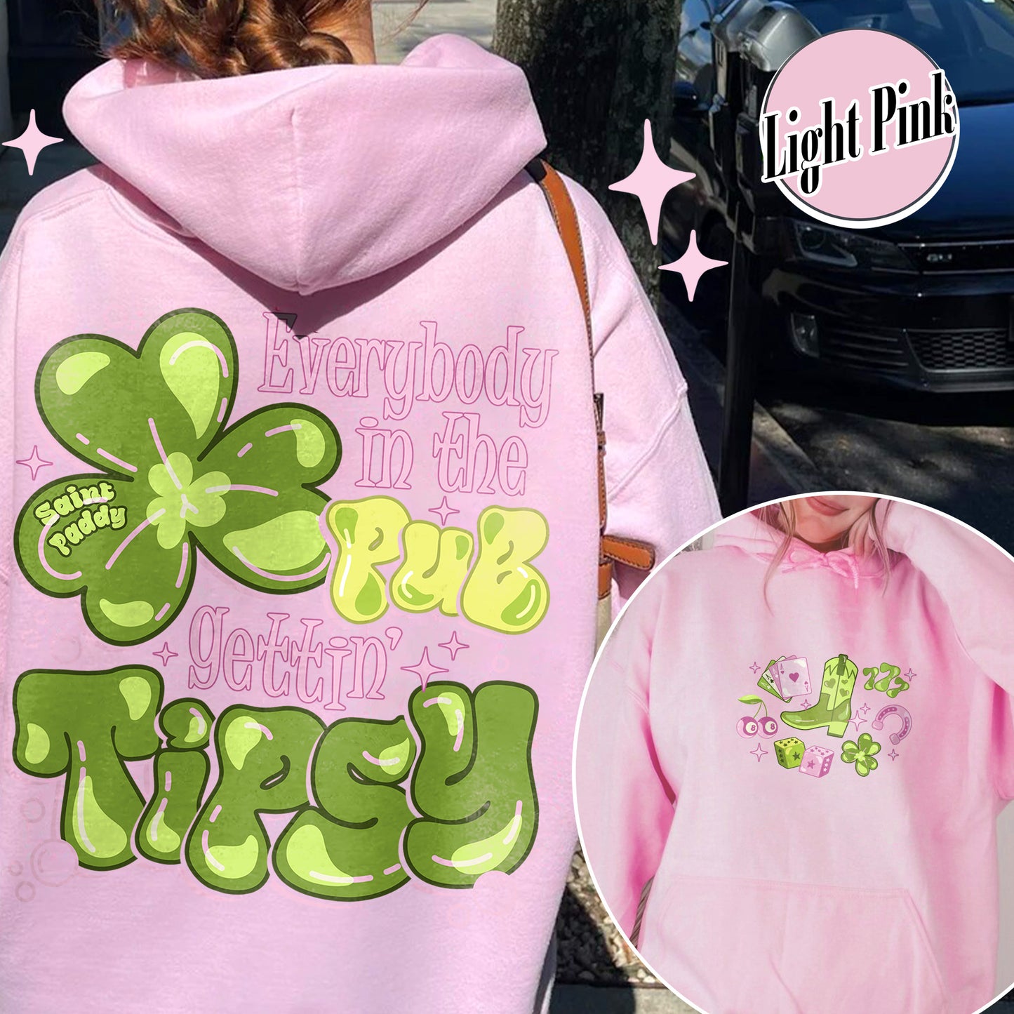 St Patrick’s Day Hoodie, Everybody in the Pub Getting Tipsy Hoodie